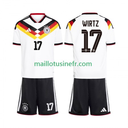 Maillot de Foot Allemagne Florian Wirtz 17 World Cup Domicile 2026 - Enfant Maillot de Foot Allemagne Florian Wirtz 17 World Cup Domicile 2026 - Enfant
